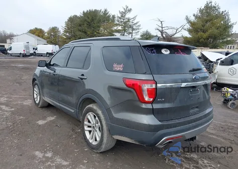 2016 Ford Explorer Xlt z USA, uszkodzony, nr VIN 1FM5K7D86GGA49953